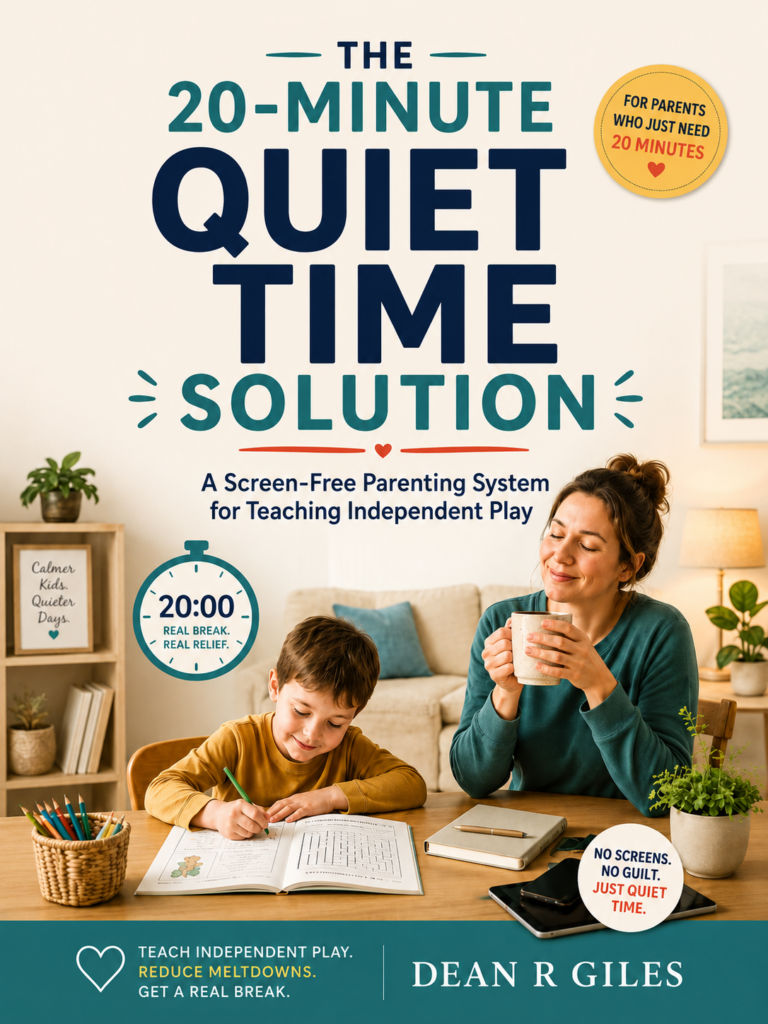 Parents Need a Real Break: The 20-Minute Quiet Time Solution f cover