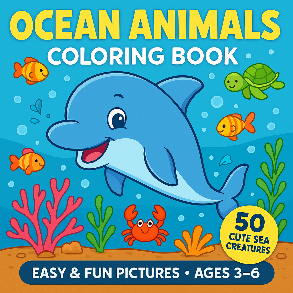 There is something magical about the ocean for children. Whales, dolphins, sea turtles, colorful fish, wiggly jellyfish, and silly crabs can turn an ordinary afternoon into an underwater adventure. cover