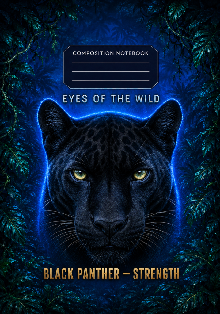 Black Panther — Strength: A Composition Notebook for Powerful Ideas panther hc