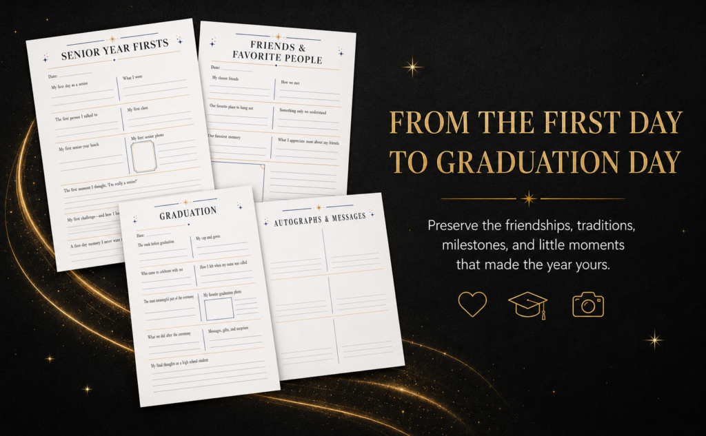 Why Every High School Senior Needs a Senior-Year Memory Journal senior a+3