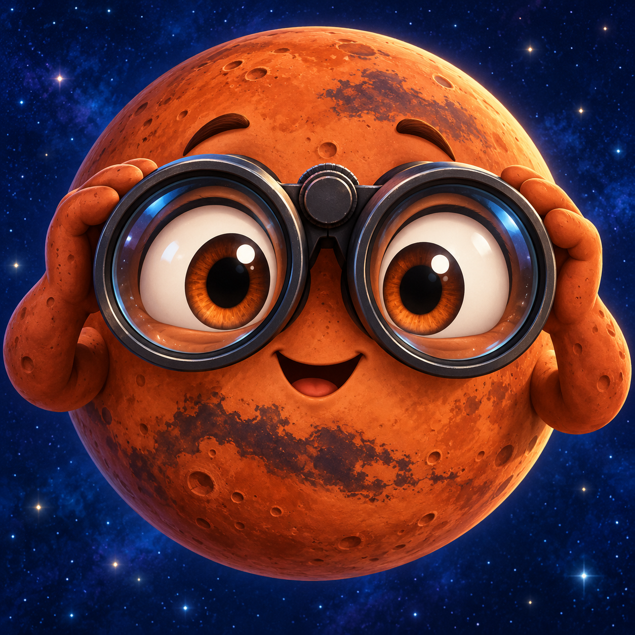 Planet looking at me.
